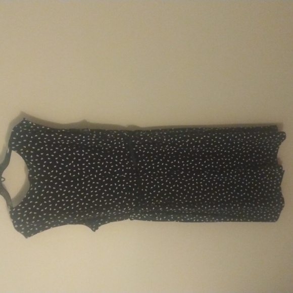 NWOT - Beautiful navy blue and white Charter house dress. A line cut. - Picture 5 of 9